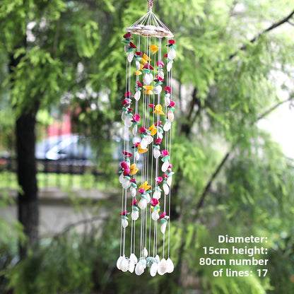 Japanese Style Shell Wind Chime Hanging Ornament