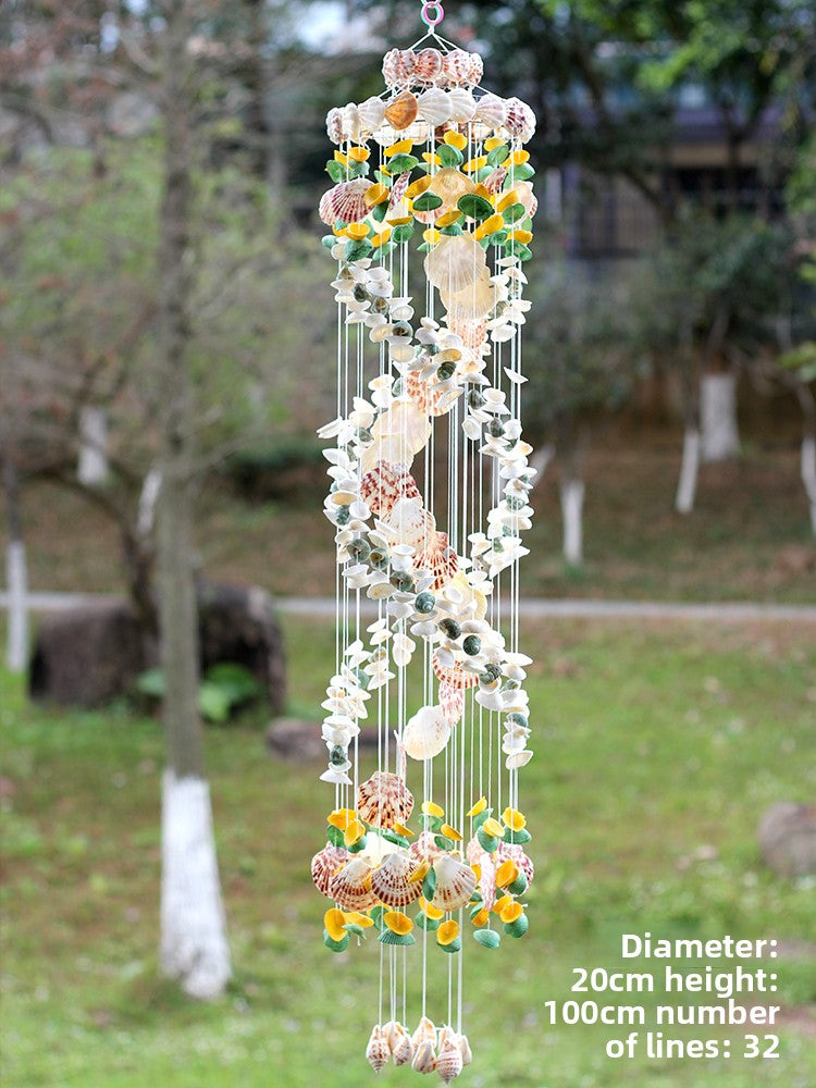 Japanese Style Shell Wind Chime Hanging Ornament