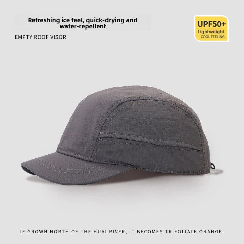 Japanese-Style Short-Brim Baseball Cap