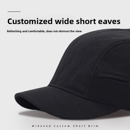 Japanese-Style Short-Brim Baseball Cap