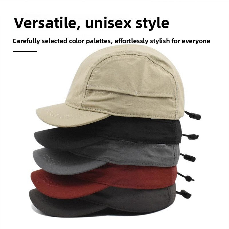Japanese-Style Short-Brim Baseball Cap