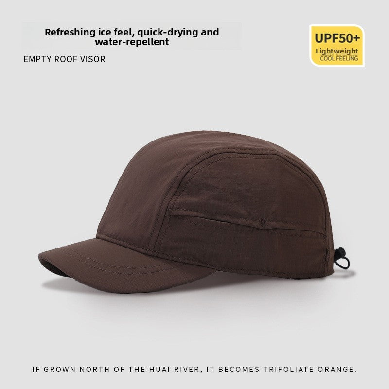 Japanese-Style Short-Brim Baseball Cap