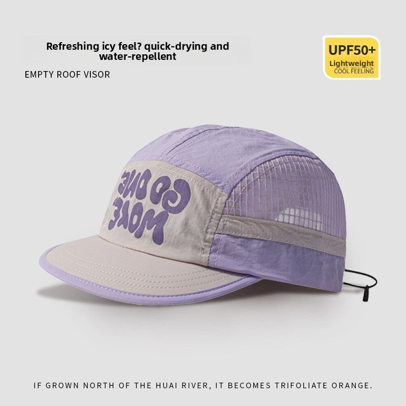 Japanese-Style Short-Brim Baseball Cap