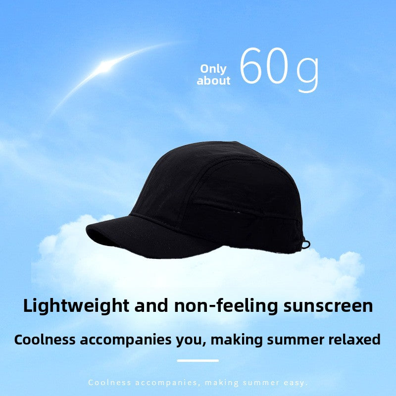 Japanese-Style Short-Brim Baseball Cap
