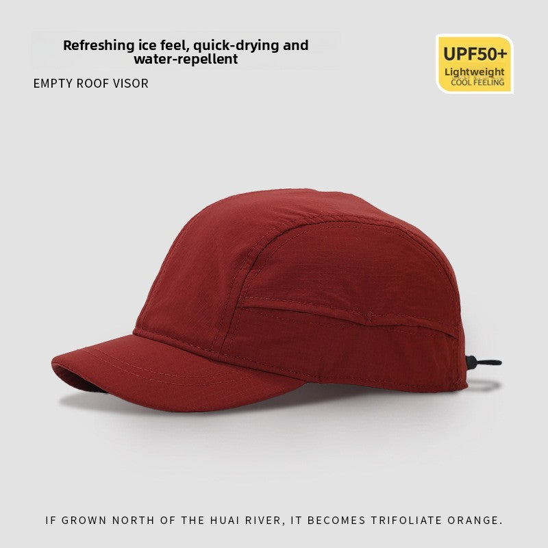Japanese-Style Short-Brim Baseball Cap