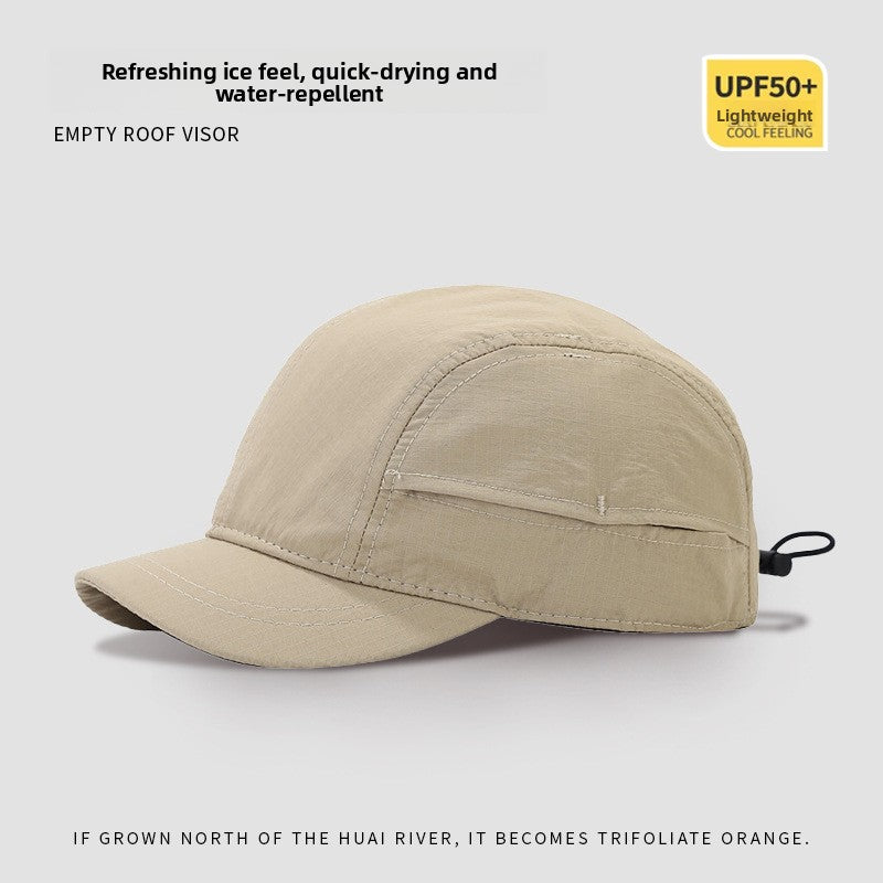 Japanese-Style Short-Brim Baseball Cap