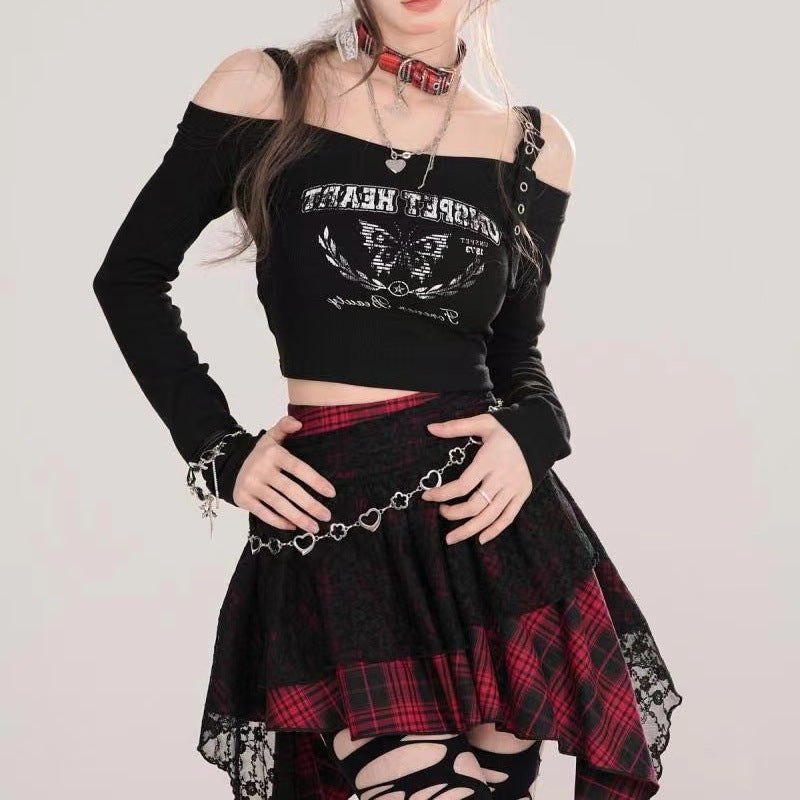 Japanese-style soft girl half-length skirt