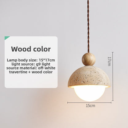 Japanese Style Stone Pendant Lamp