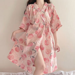 peach nightgown