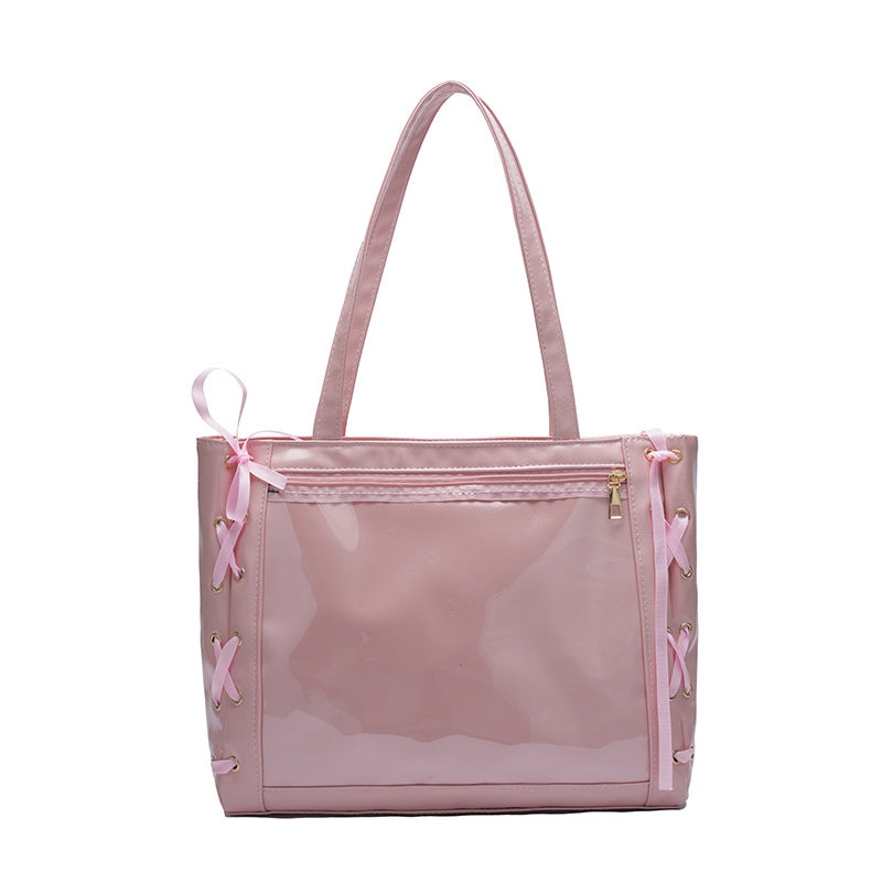 Japanese-style trendy ribbon purse