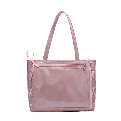 Japanese-style trendy ribbon purse