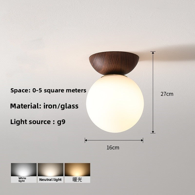 Japanese Style Wood Ceiling Light