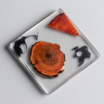 Japanese Style Wooden Tea Cup Coaster Mats