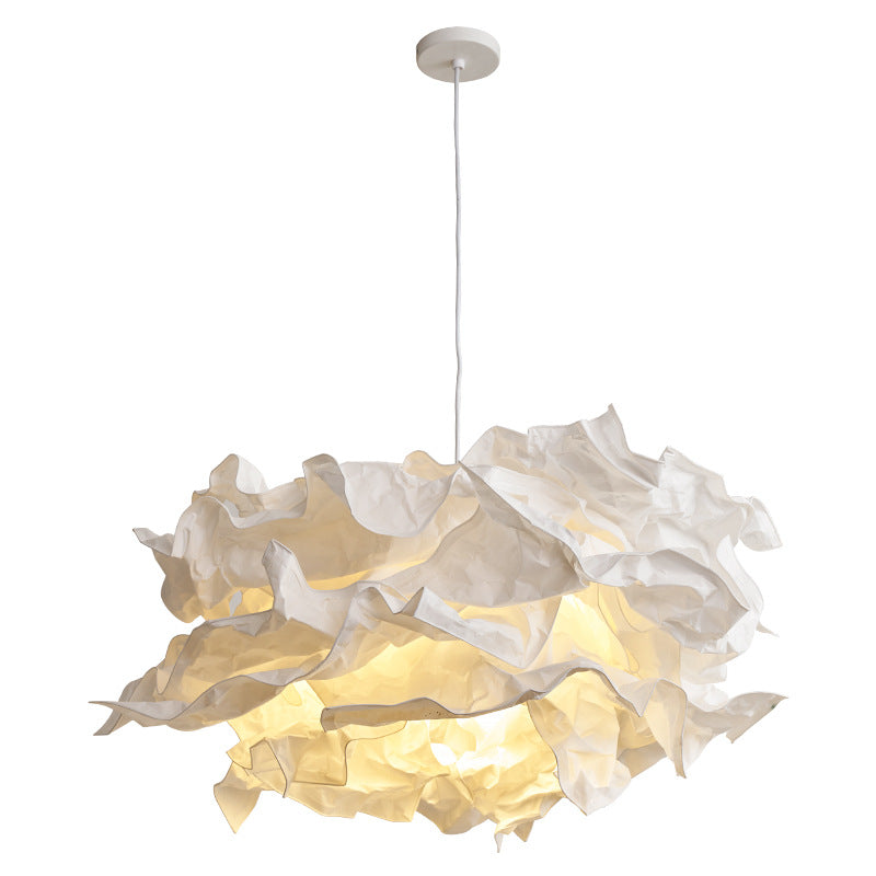 Japanese Wabi-Sabi Paper Cloud Chandelier