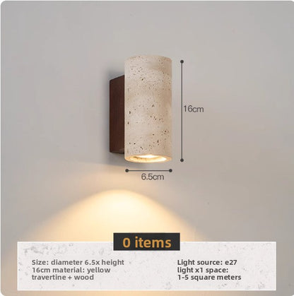 Japanese Wabi-Sabi Wall Lamp