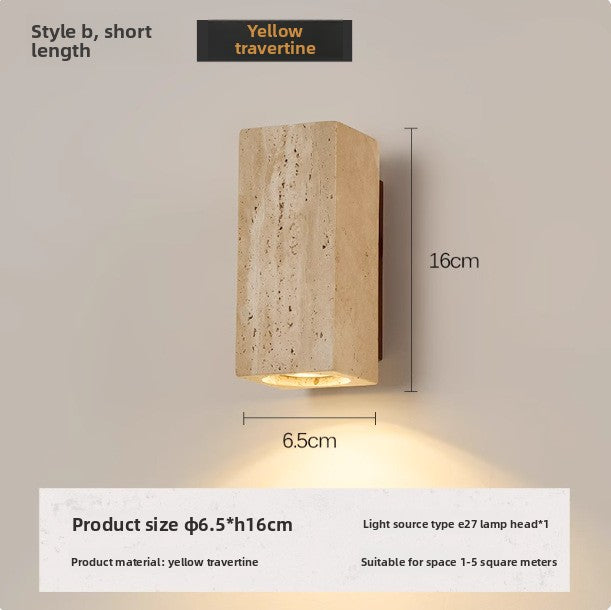 Japanese Wabi-Sabi Wall Lamp