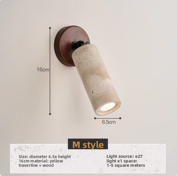 Japanese Wabi-Sabi Wall Lamp