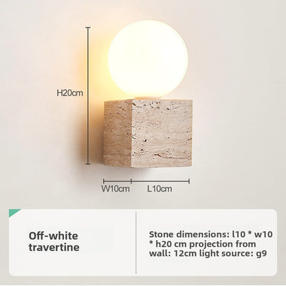 Japanese Wabi-Sabi Wall Lamp