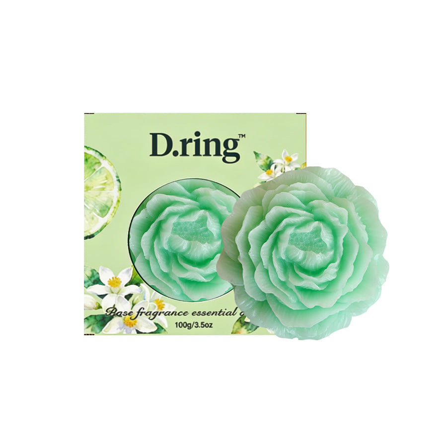 Jasmine Scented Rose Shaped Soap
