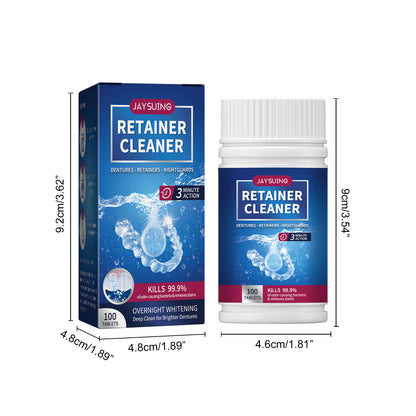 JAYSUING Dentures Cleaning Tablets for Oral Hygiene