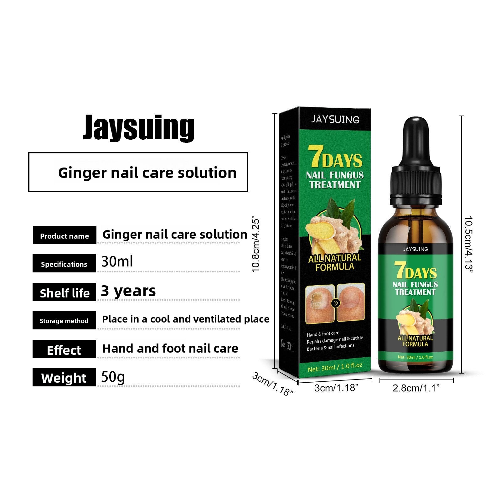 Jaysuing Ginger Nail Care Solution