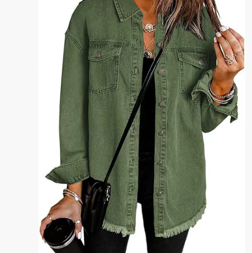 Jeans casual loose coat