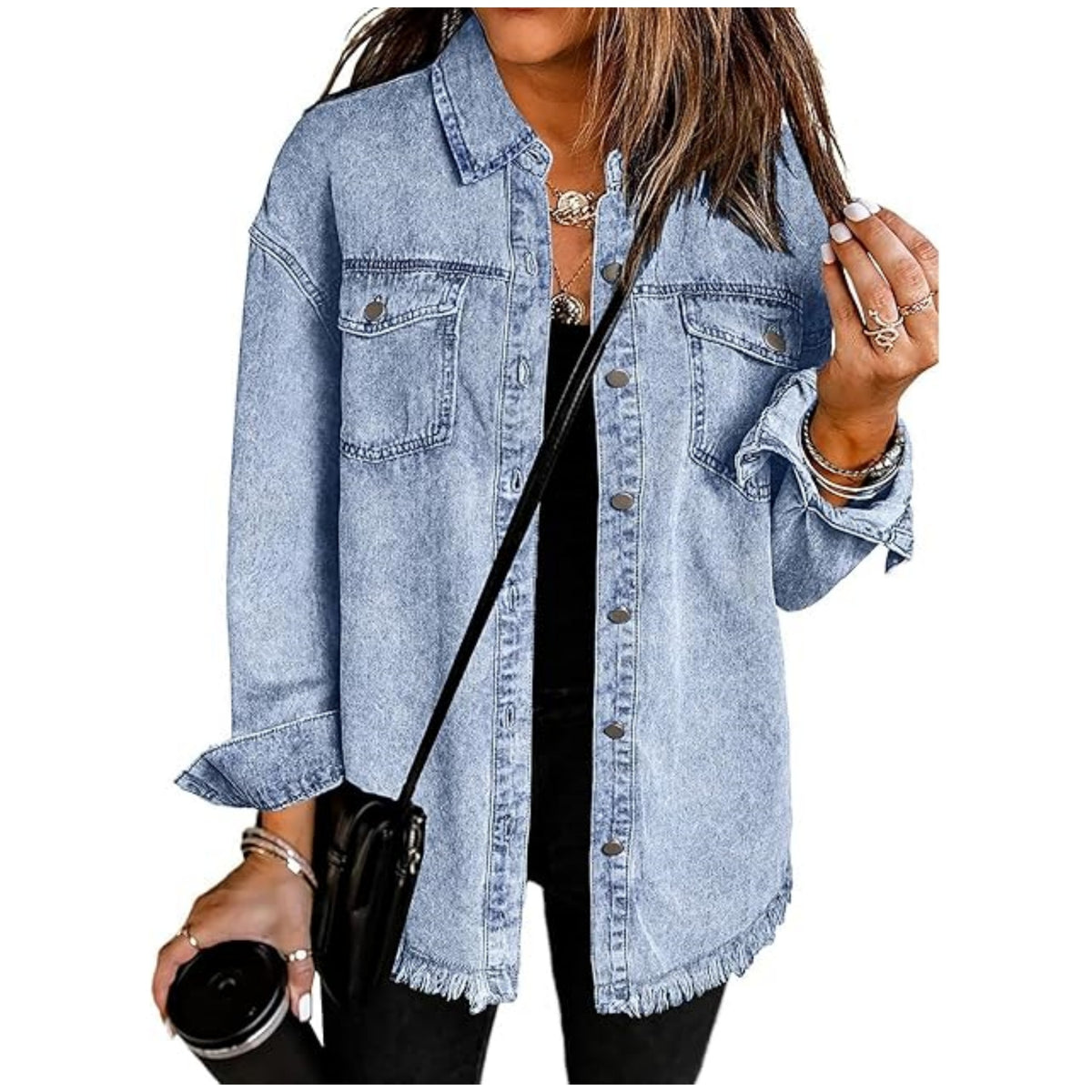 Jeans casual loose coat