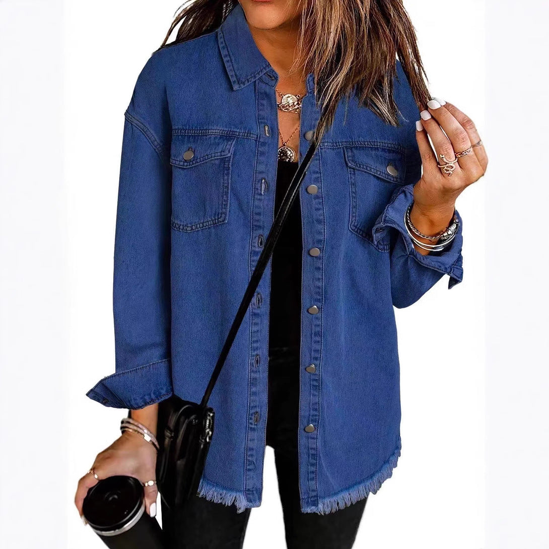Jeans casual loose coat