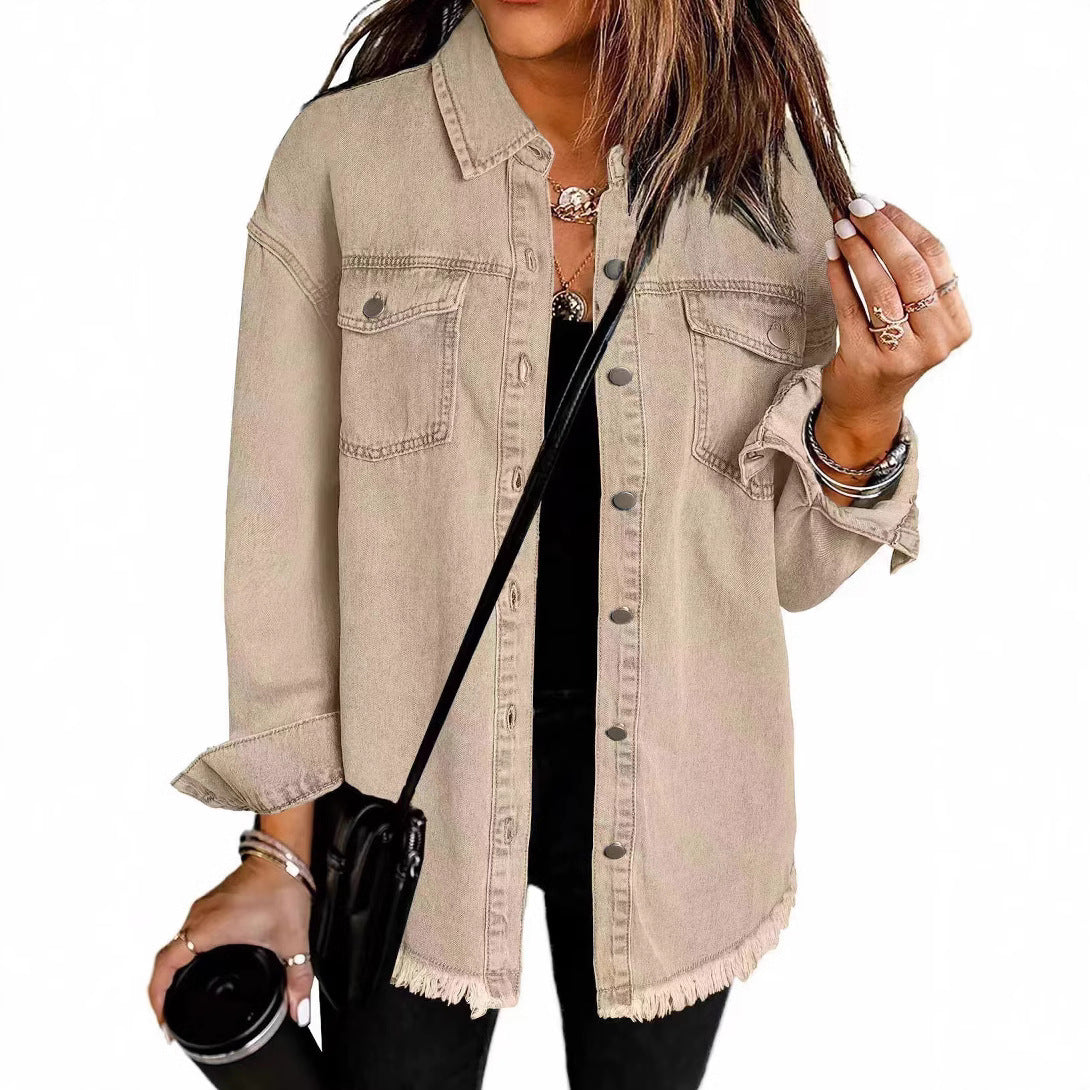 Jeans casual loose coat