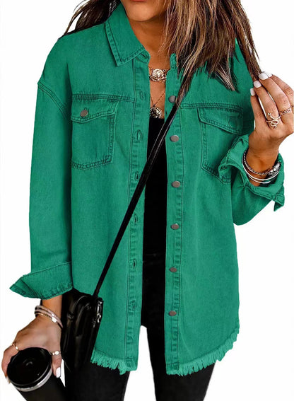 Jeans casual loose coat