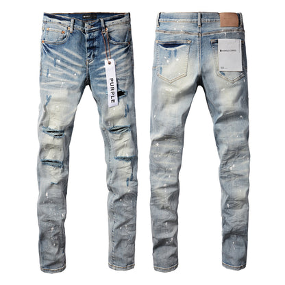 Jeans Distressed Denim Pants