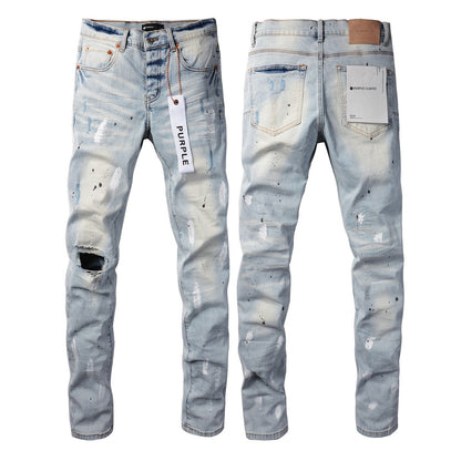 Jeans Distressed Denim Pants