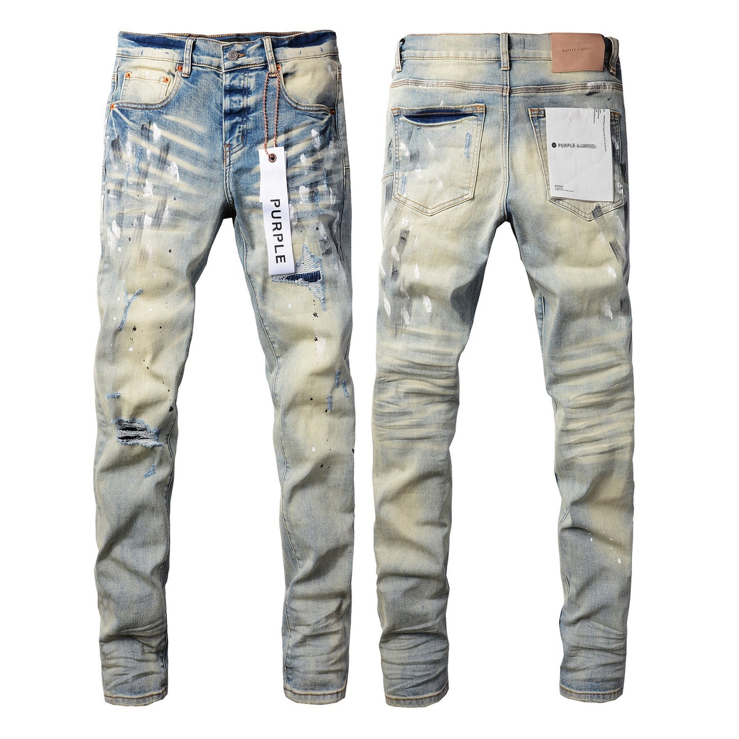 Jeans Distressed Denim Pants