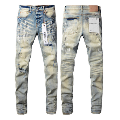 Jeans Distressed Denim Pants
