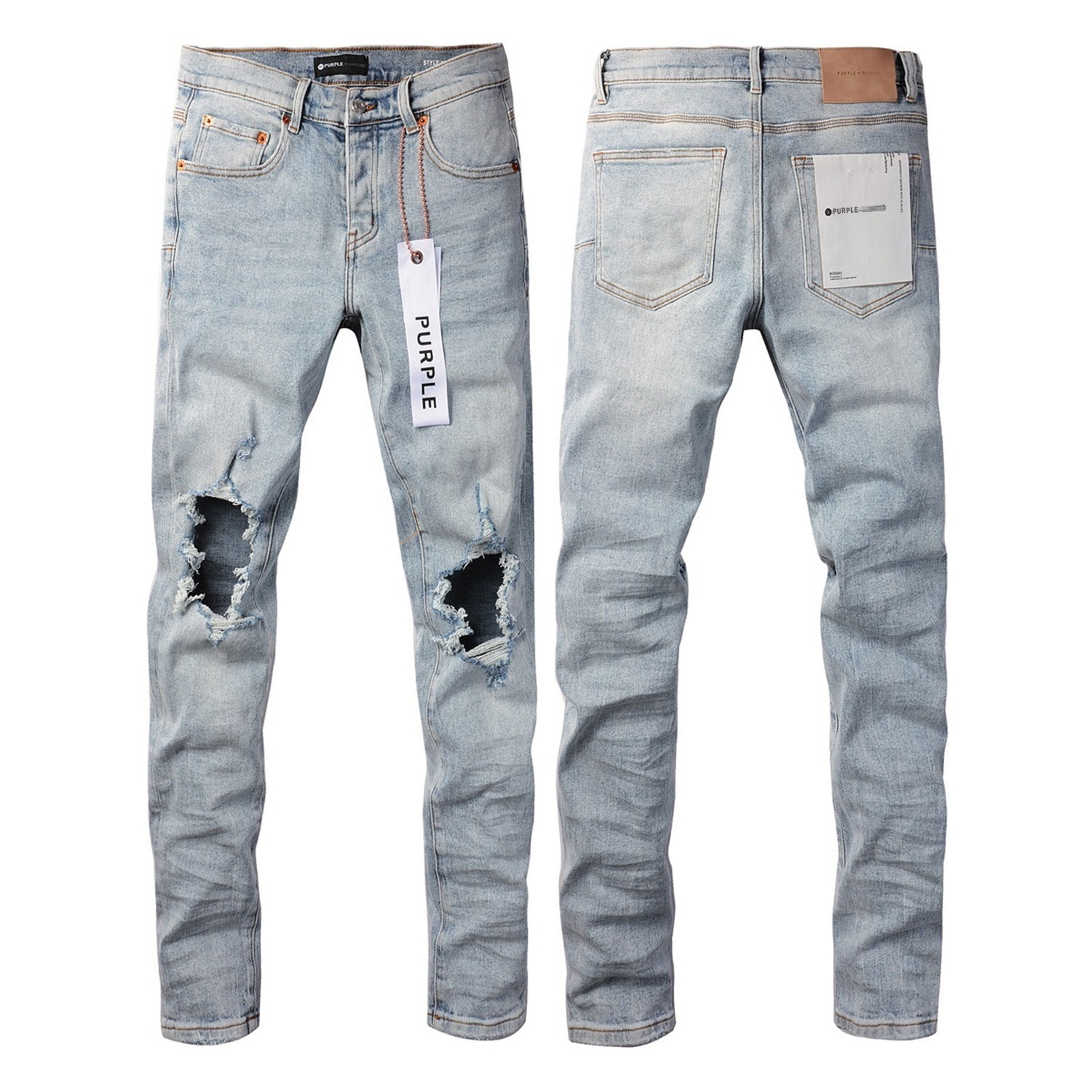 Jeans Distressed Denim Pants