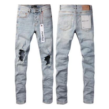 Jeans Distressed Denim Pants