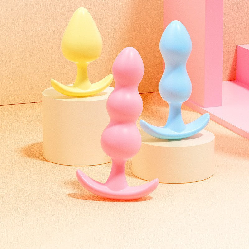 Jelly Anal Plug Set with Tail