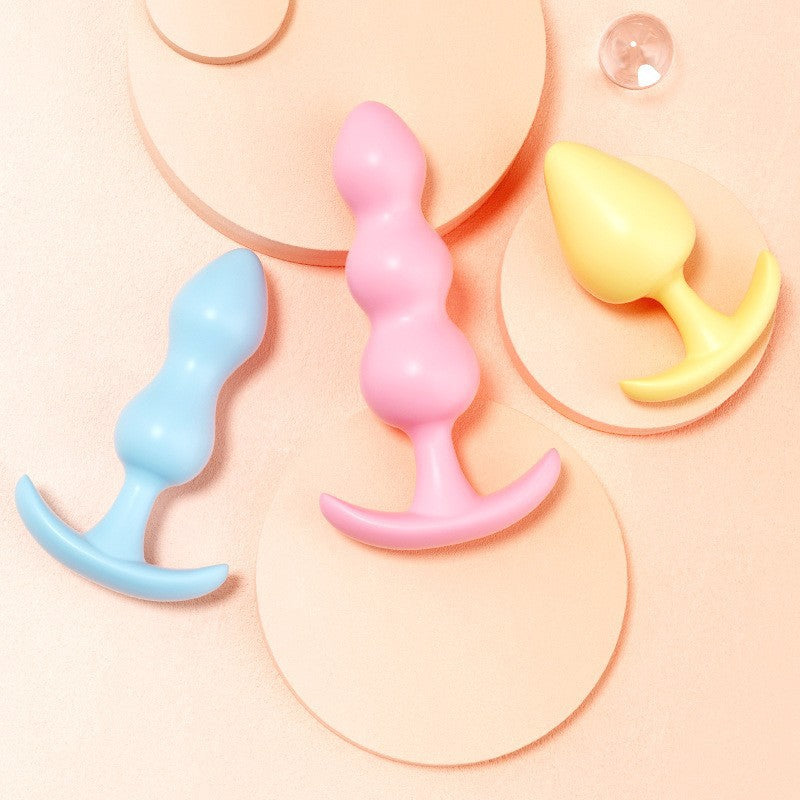 Jelly Anal Plug Set with Tail
