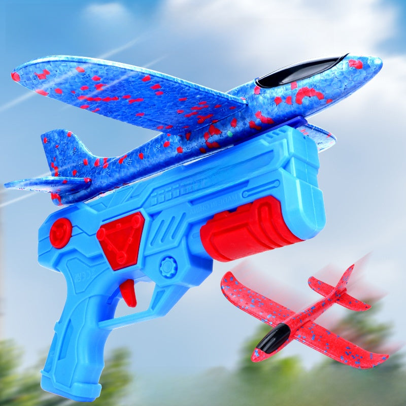 Jet-propelled foam aircraft