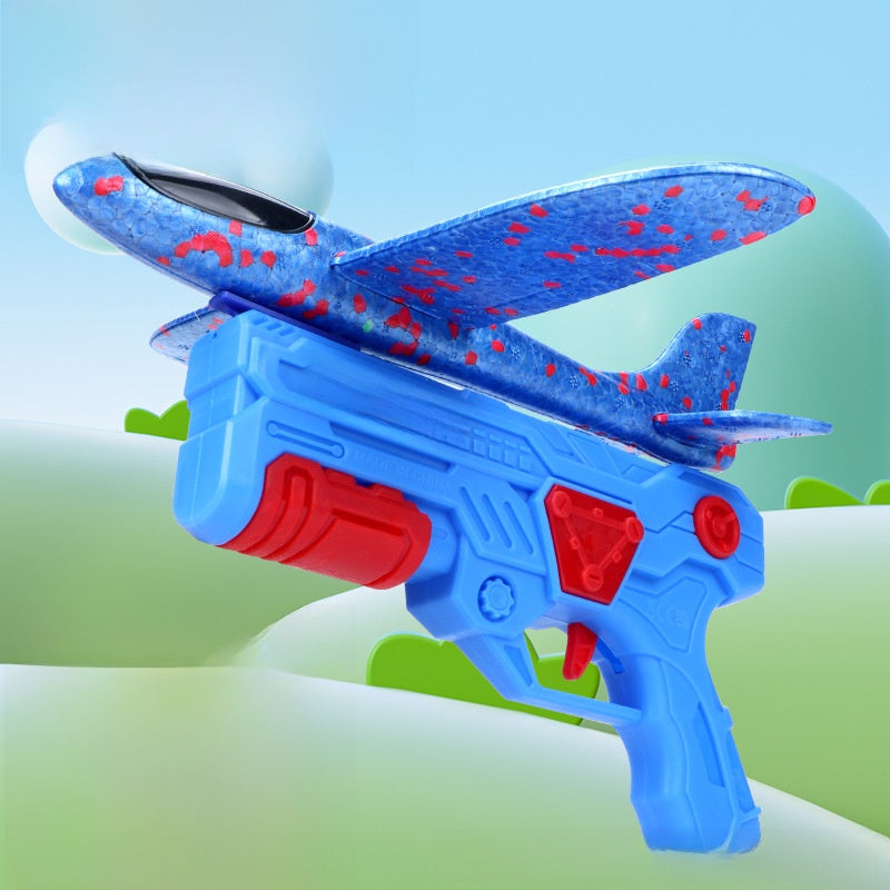 Jet-propelled foam aircraft