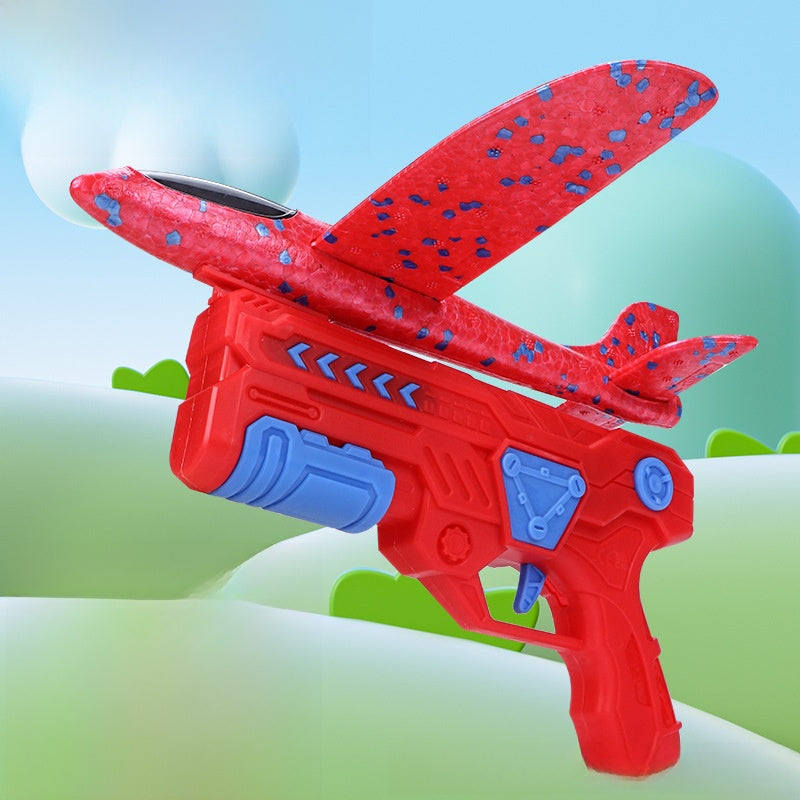 Jet-propelled foam aircraft