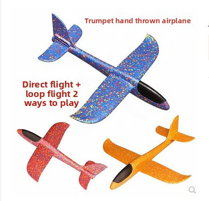 Jet-propelled foam aircraft