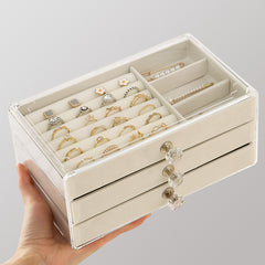Gray 3-tier drawer (3 necklace trays)