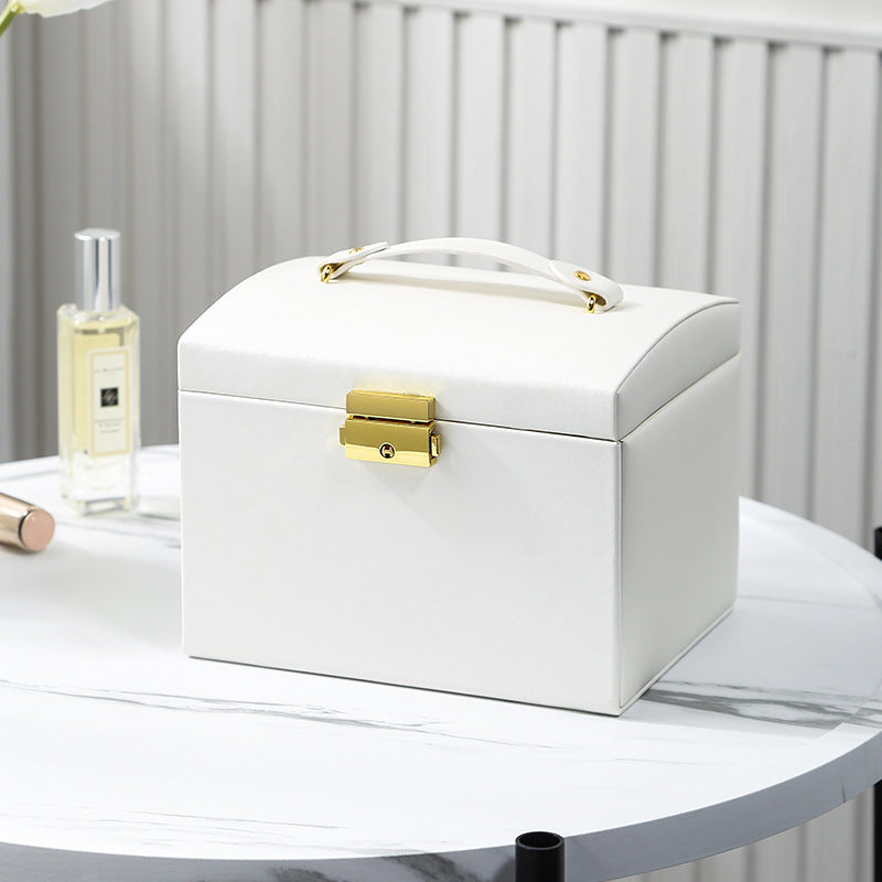 Jewelry Storage Box with 3 Layers for Earrings Rings Necklaces