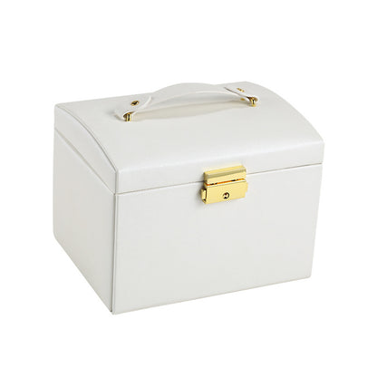 Jewelry Storage Box with 3 Layers for Earrings Rings Necklaces