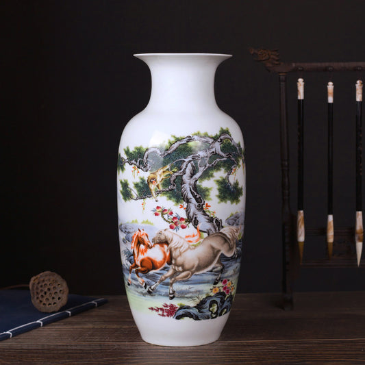 Jingdezhen ceramic flower vase