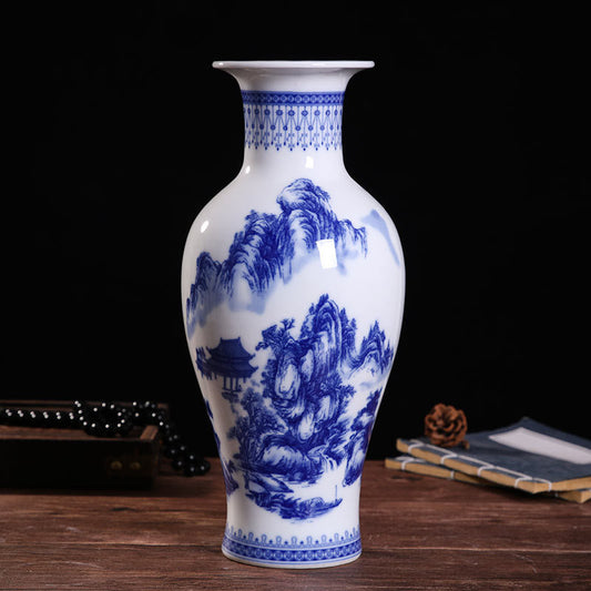Jingdezhen ceramic flower vase