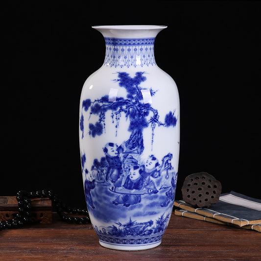 Jingdezhen ceramic flower vase
