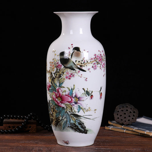 Jingdezhen ceramic flower vase