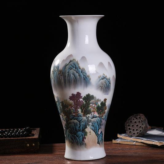 Jingdezhen ceramic flower vase